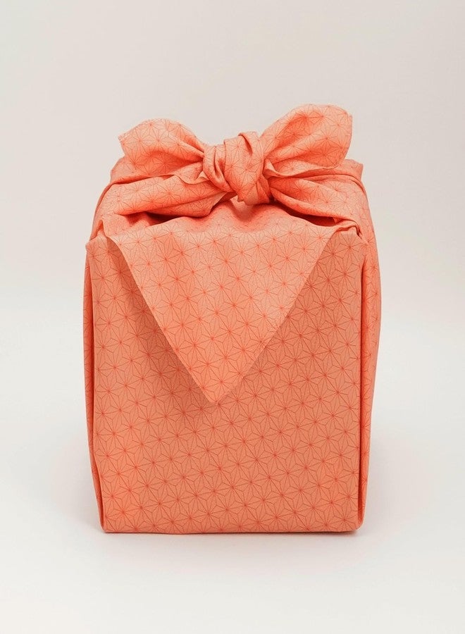COTONOHA Kyoto Saibi Kimono Style Furoshiki & Small Furoshiki Set -Japanese wrapping cloth- For Gift Bag (Double-Sided Dyeing Vermilion) - Image 5
